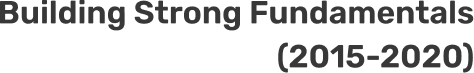 Building Strong Fundamentals (2015-2020)